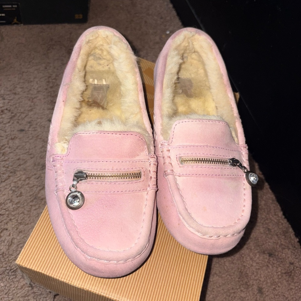 Pink Ugg moccasins